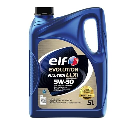 MOTOR YAĞI ELF EVOLUTION FULL-TECH LLX 5W30 3B 5 LİTRE VOLKSWAGEN 504.507 ONAYLI