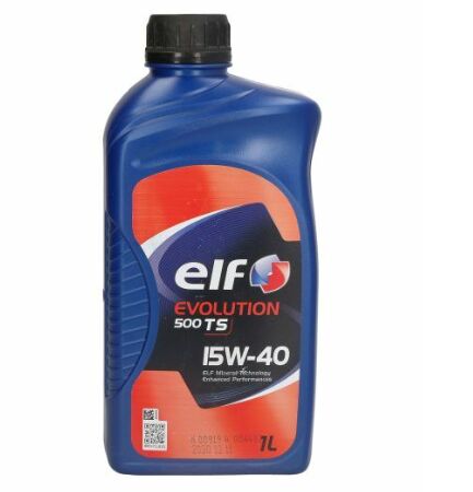 MOTOR YAĞI EVOL. 500 TS 15W40 12B 1 LİTRE ELF 1TR
