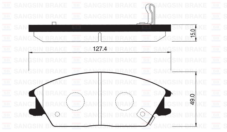 ÖN FREN BALATA HYUNDAI ACCENT 1.3L 1.5L 1.6L benzinli 1.5L CRDi dizel 95-05 / GETZ 1.1L 1.3L 1.4L be nzinli 1.5L CRDi dizel 02-09 / EXCEL 90-95 / SCOUPE 92-96