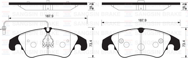 ÖN BALATA FİŞLİ AUDI A4-A5-A6-A7-Q5 2008 >