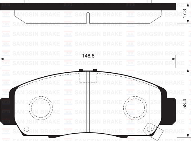ÖN FREN BALATA HONDA CIVIC 1.6L R16A2 VTEC sedan FB7 12-15 - telli tip balata