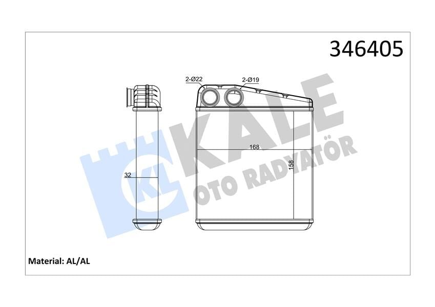 KALORİFER RADYATÖRÜ CLIO III-MODUS 04>TWNG 07>
