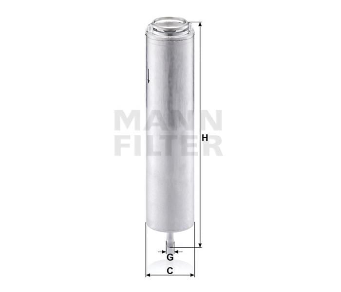 YAKIT FILTRESI BMW M47 N47 M57 N57 E81 E82 E87 E88 E60 E61 F07 F10 F06 E65 E66 F01 E70 F15 E71 F16