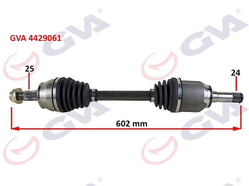 KOMPLE AKS SOL MİLLİ AKS LALE Lİ DOBLO 1.3 MJT 10> 602mm