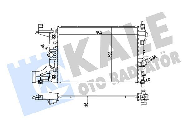 RADYATÖR ASTRA J-CRUZE J300-J305-J308 AL/PL/BRZ 580x398x16