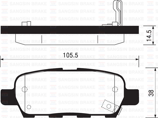 ARKA FREN BALATA NISSAN X-TRAIL 2.0L QR20 T30 01-07