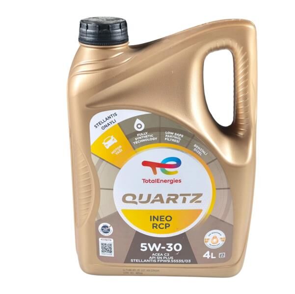 MOTOR YAĞI TOTAL QUARTZ INEO RCP 5W30 3B 4 LİTRE 236137 STELLANTIS ONAYLI