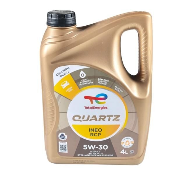 MOTOR YAĞI TOTAL QUARTZ INEO RCP 5W30 3B 4 LİTRE 236137 STELLANTIS ONAYLI