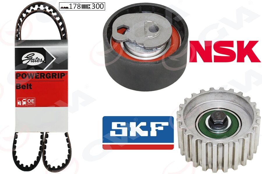 EKSANTRİK GERGİ KİTİ 178x300 DUCATO 2.3D- JTD 06 > DAILY II-III 02 > F1AE0481C GATES KAYIŞ