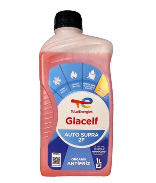 ANTİFRİZ KIRMIZI TOTAL GLACELF AUTO SUPRA 2F 12B 1 LİTRE