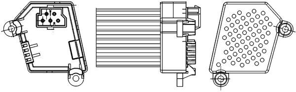 KLIMA FAN REGULATORU BMW E39 E46 E83 E53