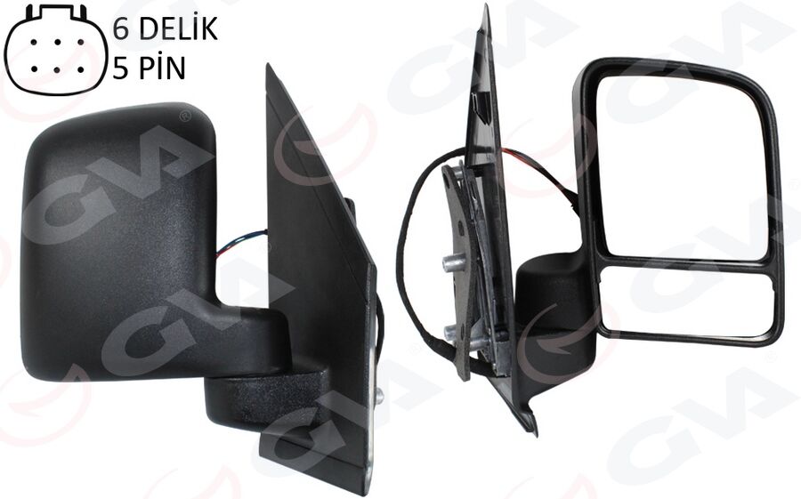 DIŞ DİKİZ AYNASI SAĞ FORD CONNECT 02> ELEKTRİKLİ