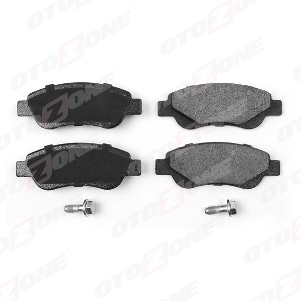 ÖN BALATA P107 06/05 > P108 14 >C1 1.0 1.4HDİ 6.05 > 1.0 1.2VTİ 14 > TOYOTA AYGO 1.0 1.4 HDİ 7.05 > civata takımlı