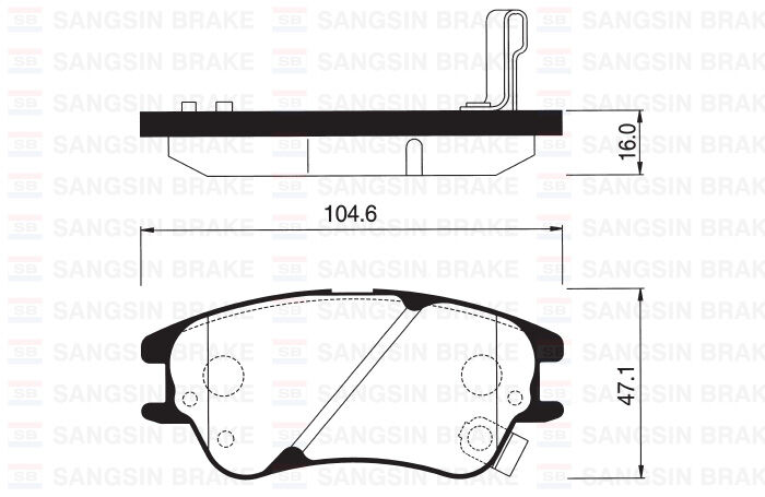ÖN FREN BALATA HYUNDAI ATOS 1.1L G4HG 06->