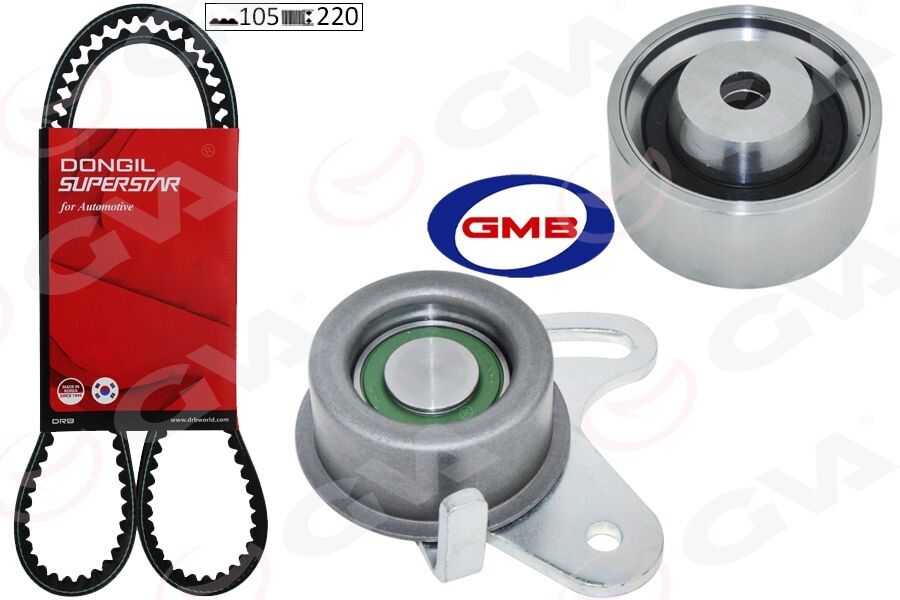 TRİGER KAYIŞ SETİ HYUNDAI ACCENT ADMIRE ERA 1.5L G4EB 01-> 1.4L 1.6L G4ED G4EE 01-10 / GETZ 1.4L 06-10 / MATRIX ELANTRA 1.6L 01-06 / KIA RIO 1.4L 1.6L 06-10 / CERATO 1.6L 04-07 1 KAYIŞ 2 RULMAN
