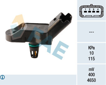 EMME MANIFOLD BASINÇ MAP SENSÖRÜ P106-P206-P207-P301-P306-P307-P308-P407-P1007-PARTNER-BERLINGO- C 2-C3-C4-C5-XSARA-SAXO 1.1-1.4-1.6-1.8-2.0-2.2