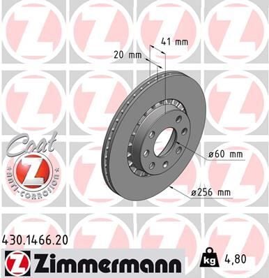 ÖN FREN AYNASI ASTRA F-VECTRA A-CORSA B-ASCONA C-AVEO-KALOS 03>13 256x20x4DLxHAVALI 569010-93182285
