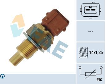 SU SICAKLIK MÜŞÜRÜ PSA 206-306 1.4-1.6-XSARA-SAXO-106 1.4-1.6 2 FİŞLİ