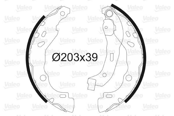 ARKA FREN PABUÇ BALATASI RENAULT CLIO II 98> CLIO IV 12> CLIO SYMBOL 02> SYMBOL III 13> DACIA SANDERO 08> LOGAN 06> SANDERO II 12> LOGAN II 12>