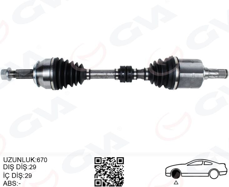 KOMPLE AKS SOL NISSAN QASHQAI 1.6L Dci R9M dizel J11 13-> OTOMATİK VİTES