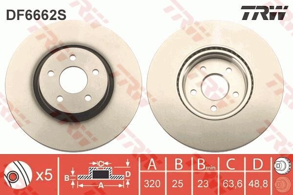 ON FREN AYNASI CONNECT 12 > FOCUS III 11>15 KUGA 12>14 VOLVO V40 T2-T3-T4-T5 C30 06>12 C70 II 07>12 S40 II 05>12 V50 04>