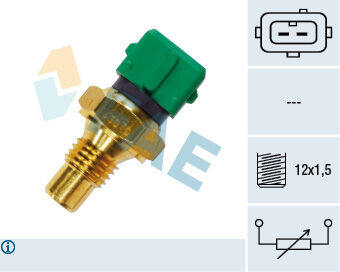 SU SICAKLIK SENSÖRÜ PEUGEOT P106-P205-P306-P309-P405-P605 CITROEN AX-BX-XM-ZX 09/86> 1.1-1.4-1.6-2.0 BENZİNLİ ARAÇLAR