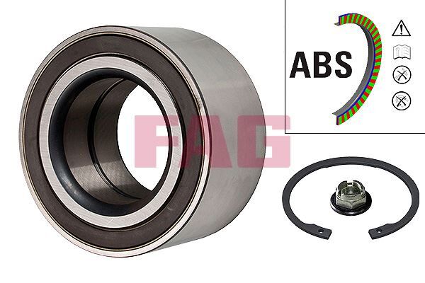 ON TEKER RULMANI KIT FOCUS III 11>17 KUGA I-II 08>14 YENI CONNECT 14> ABS LI