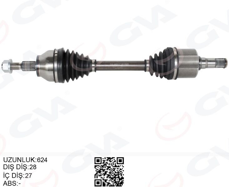 ÖN AKS KOMPLE SOL FOCUS III 14>17 1.5 TDCI DIZEL POWERSWIFT