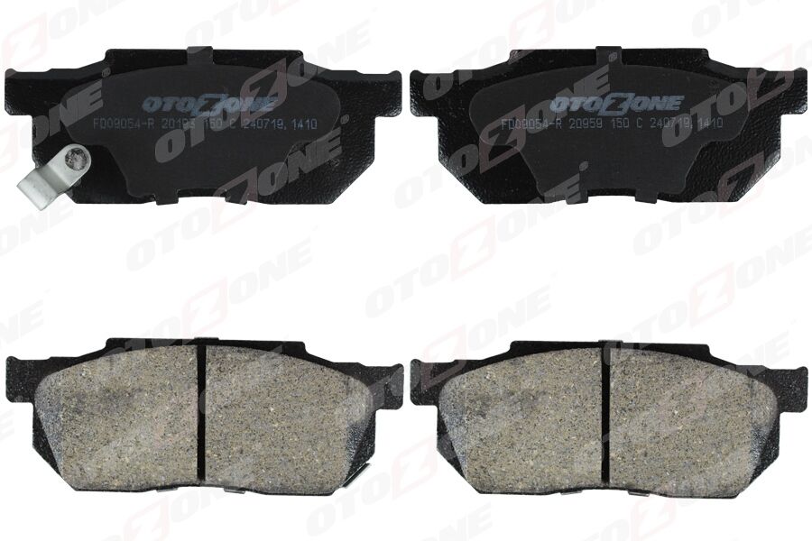 ÖN FREN BALATA HONDA CIVIC 1.3L 1.4L D13 D14 Karbüratörlü 86-89 / CRX 1.6L B16A1 VTEC EE8 kasa 89 -92 aşınma ikaz kontağı mevcut - şimli