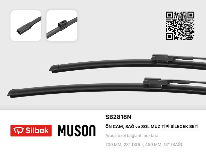 SILECEK SUPURGESI TAKIMI 700mm / 450mm MERCEDES VITO W447 14>