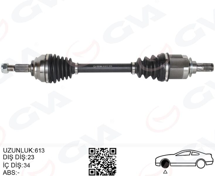 ÖN AKS SOL RENAULT CLIO IV 1.5 DCI A-T 12-