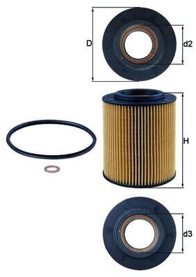 YAG FILTRESI BMW M52 M54 E36 E46 E39 E60 E61 E38 E65 E66 E83 E53 E85