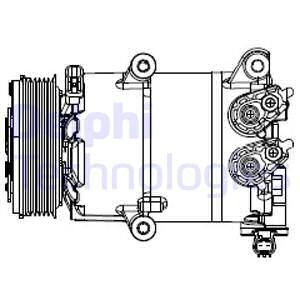KLİMA KOMPRESÖRÜ FORD KUGA-CONNECT 13> 1.5-1.6 ECOBOOST KASNAK ÇAP: 108mm
