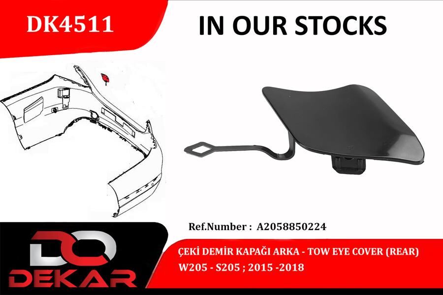 CEKI DEMIRI KAPAGI ARKA MERCEDES C-CLASS W205 S205