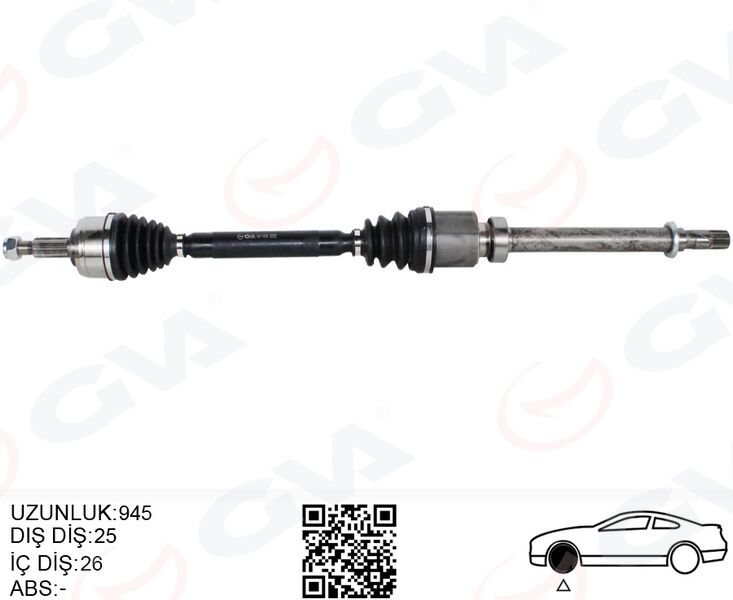 ÖN AKS SAĞ RENAULT MEGANE IV 1.3 Tce - 1.5 DCI EURO 6 M-T SNZ-TL4 16-