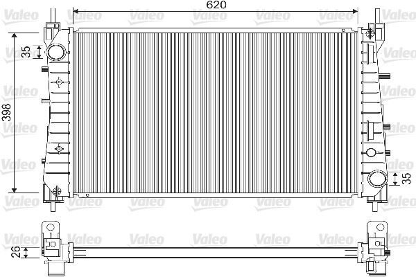 RADYATÖR FIAT LINEA MULTIJET 1.3 1.6 D- T-JET 1.4