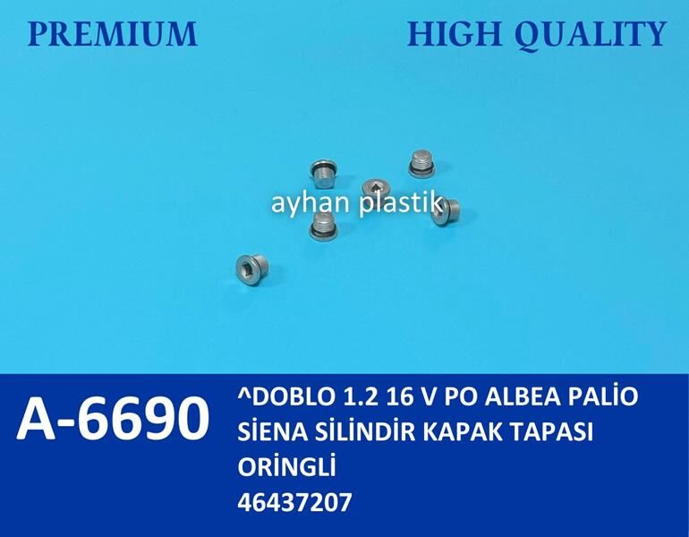 SİLİNDİR KAPAK TAPASI PALİO-SIENA-ALBEA 1.2 16V