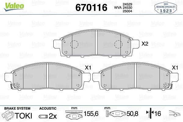 ÖN FREN BALATA FIAT FULLBACK 16> / MITSUBISHI L200 2.4L 4N15 KL1T KL2T Euro5 H-LINE 15-> Telli tip