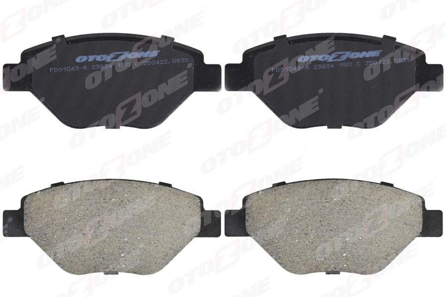 ÖN FREN BALATASI MEGANE II 02>08 1.4 54x122x18 civata takımlı klıpsli