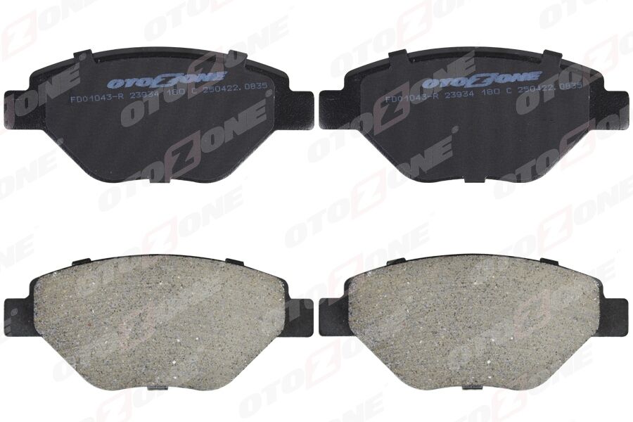ÖN FREN BALATASI MEGANE II 02>08 1.4 54x122x18 civata takımlı klıpsli