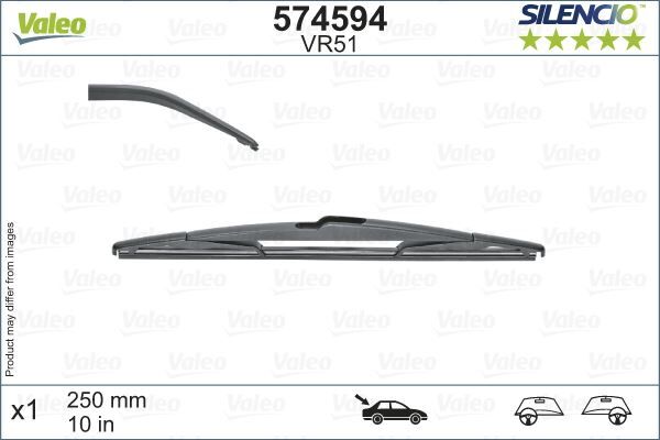 ARKA CAM SİLECEK SÜPÜRGESİ OPEL ASTRA K 15>21 INSIGNIA B 17> 250mm
