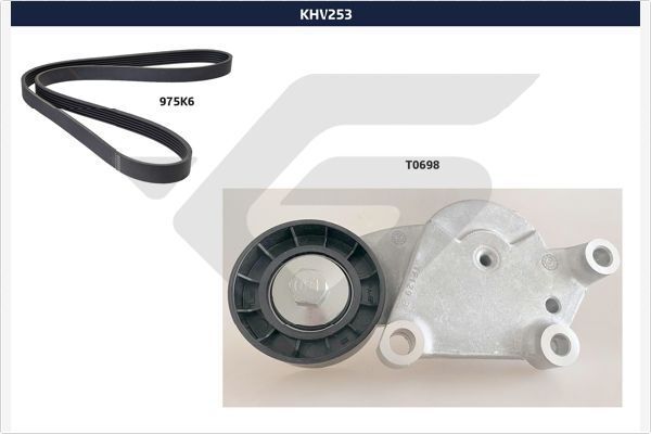 ALTERNATÖR GERGİ KİTİ 6PK975 P207-P308-P3008-P5008-PARTNER-BERLINGO-C3-C4-C5-DS3-DS4 1.4-1.6 HDI