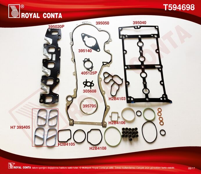 ÜST TAKIM CONTASI REİNZ SUB.LASTİKLİ-SKC SİZ DOBLO-PUNTO-500 1.3MTJ 10> ASTRA J-CORSA D-AVEO Z1.3