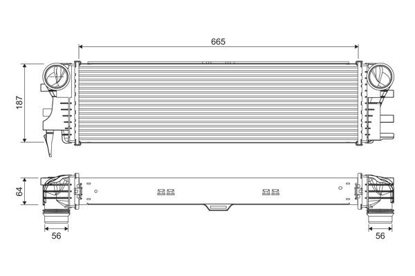 TURBOSARJ RADYATORU MERCEDES VITO W447 14>