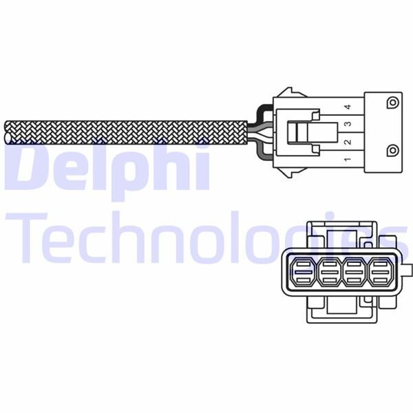 OKSİJEN SENSÖRÜ P106-P206-P207-P307-P1007-FIORINO-BIPPER-NEMO-PARTNER-BERLINGO-C2-C3 1.4-1.6 TU3-TU5