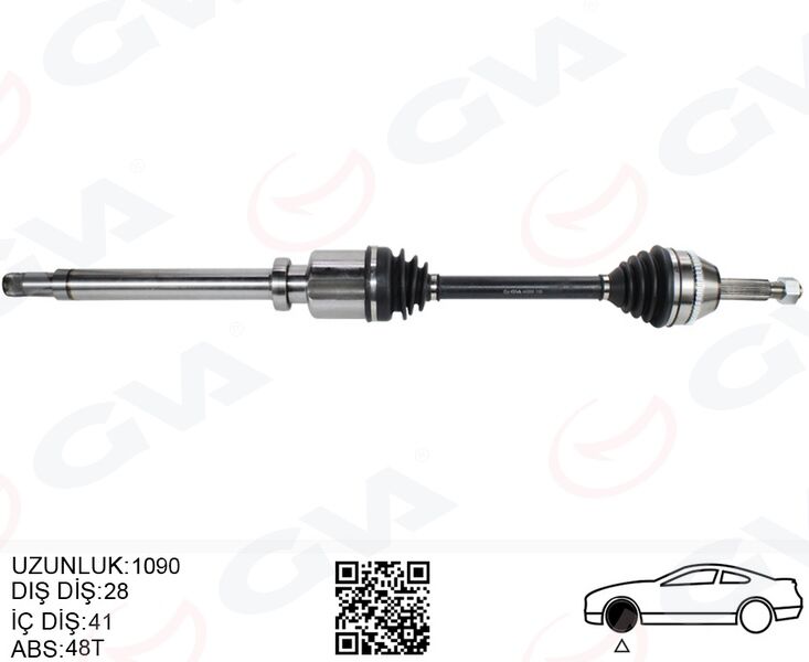 ÖN AKS KOMPLE SAĞ FORD TRANSIT V347 2.2TDCI 115PS -140PS 07>11