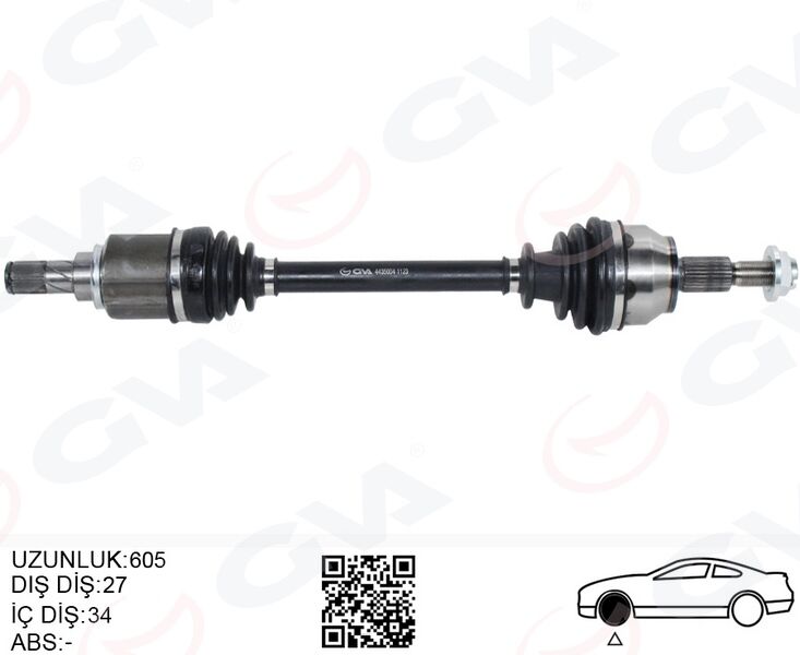 ÖN AKS KOMPLE SOL FORD FOCUS III 1.6 TI 11> 17 BENZINLI