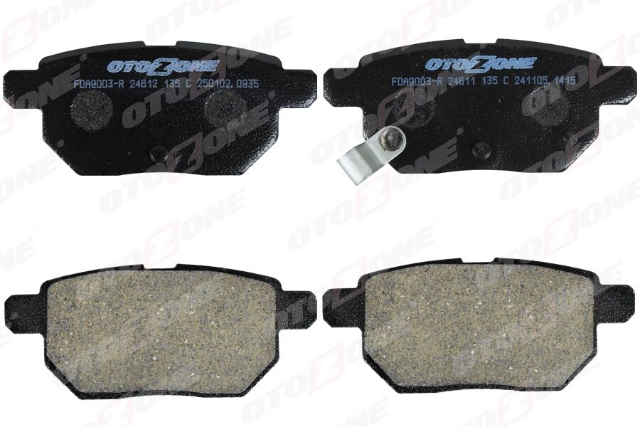 ARKA FREN BALATA TOYOTA AURIS. COROLLA 1.6L 1ZR-FE ZRE151 07-11 / 1.33L 1NR-FE NRE150 6 vites 10->