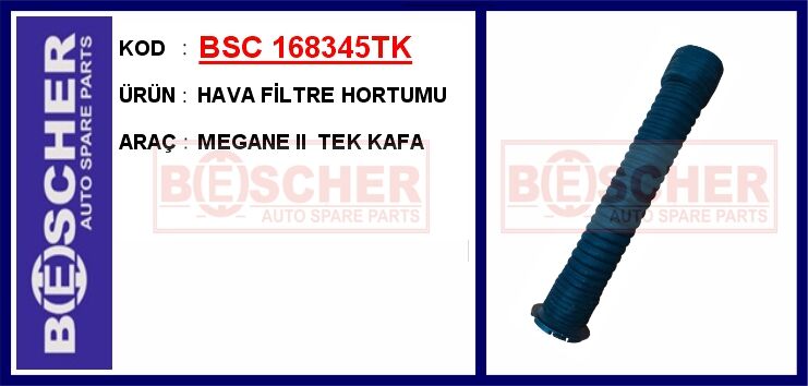 HAVA FİLTRE HORTUMU MEGANE II TEK KAFA