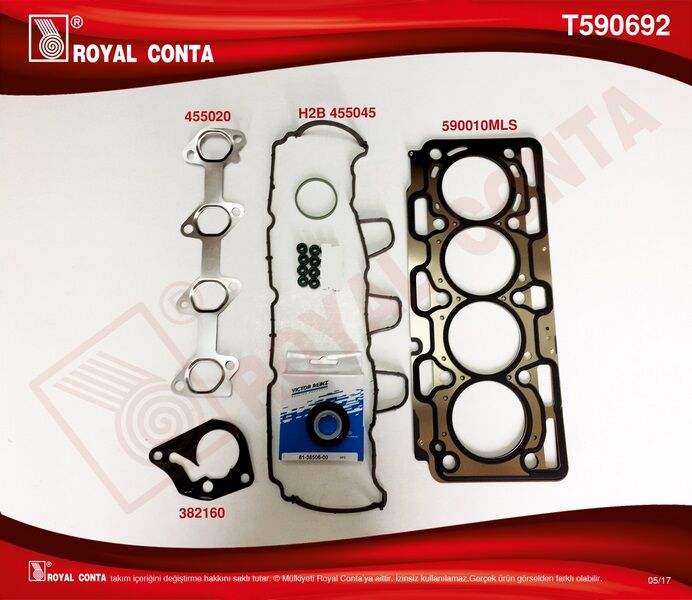 ÜST TAKIM CONTA REINZ KE SUB.L RENAULT FLUENCE 09> KANGOO 08> MEGANE III 09> 1.5dCi K9K